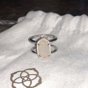 Kendra Scott Elyse Ring In Iridescent Drusy